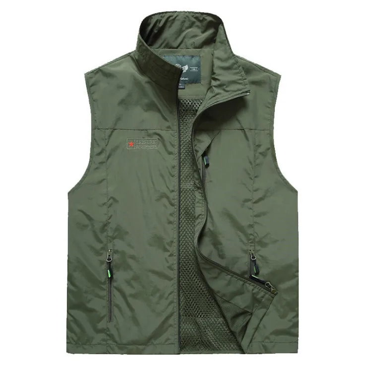 New arrival Multi-purpose Vest Spring Summer Mens Jacket Sleeveless Vest Professional Photography Working Vest Men Waistcoats