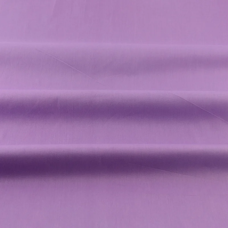 100% Solido Tessuto di cotone di Colore viola Disegni Letto di Stoffa Da Cucire Scrapbooking Decorazione di Tecido Quilting Patchwork Twill di Tela