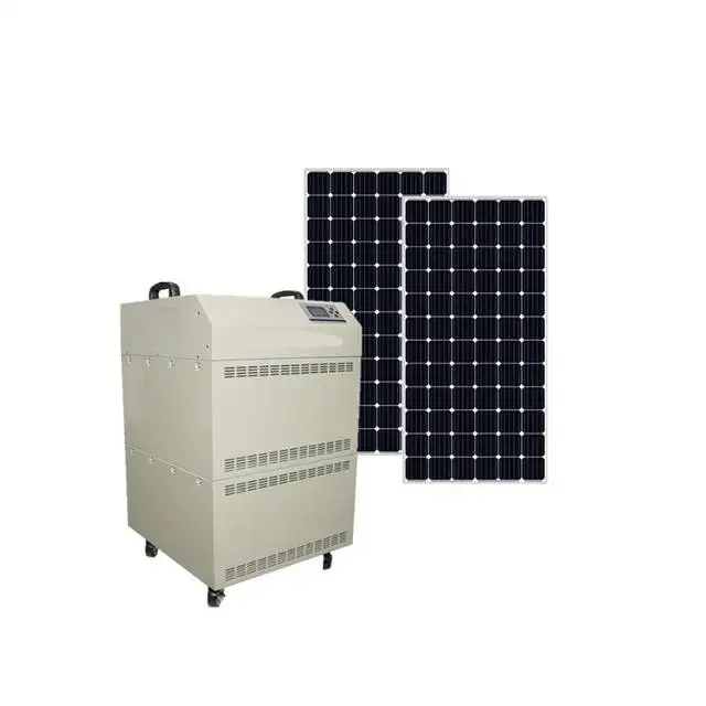 Kit de generador portátil para el hogar, sistema de energía de 5kW y 2000 vatios con paneles para producir electricidad de 100kW
