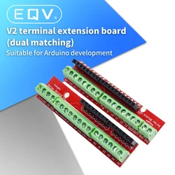 Vida kalkanı V2 çalışma terminali genişletme kartı (çift destek) arduino UNO için R3