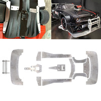 Aluminum Chassis Armor Protective Skid Plate +Bumper For ARRMA 1/7 Felony Infraction Limitless RC Car Upgrade parts Replacement