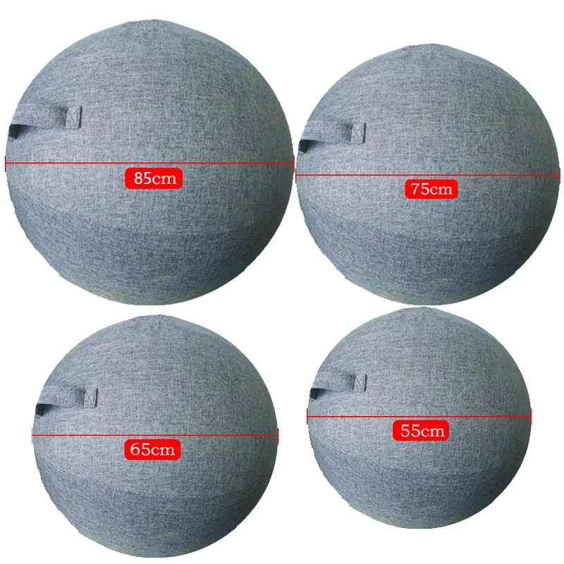 Premium Yoga Ball Protective Cover Gym Workout Balance Ball Cover for Yoga Exercise Fitness Accessories 55/65/75/85cm