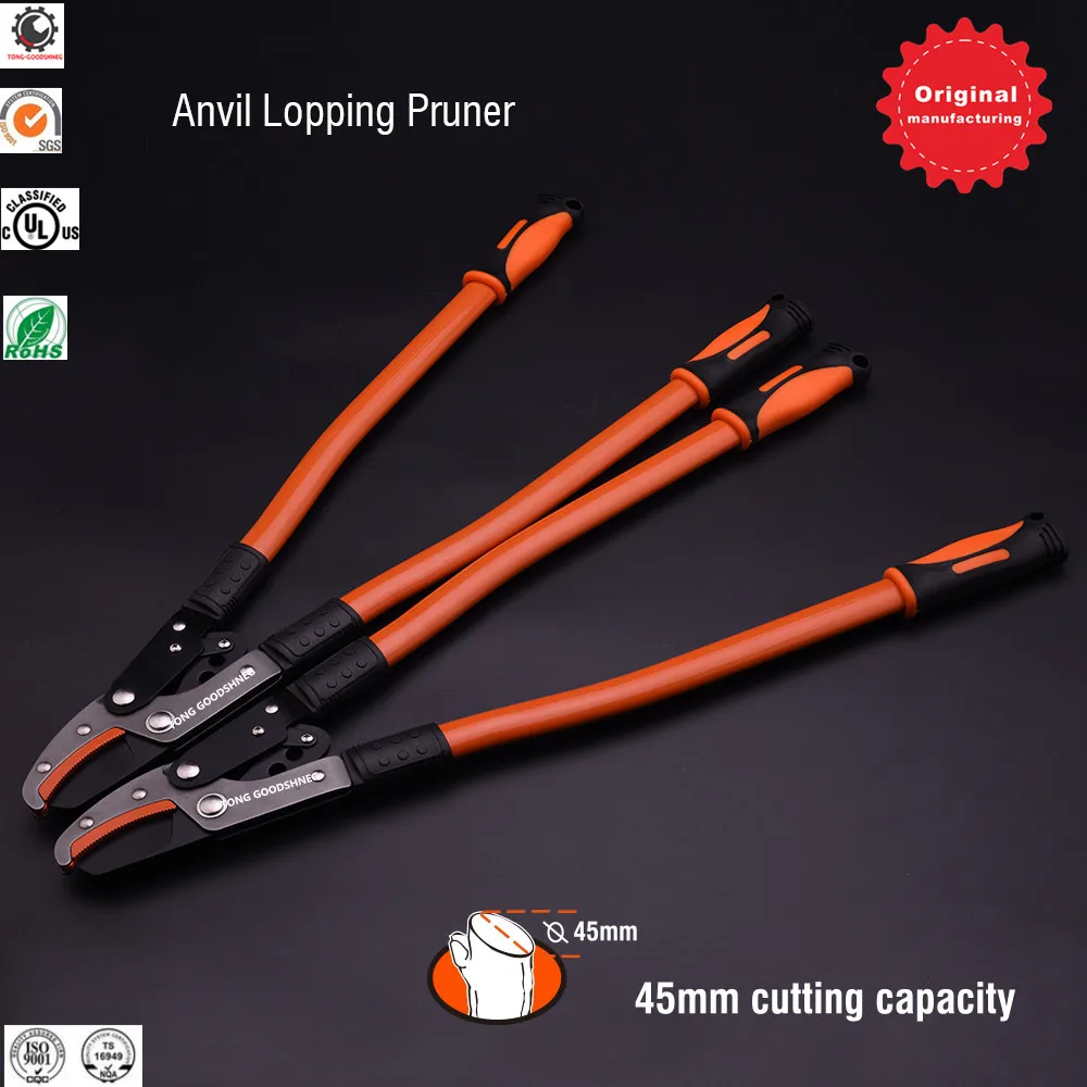 Professional SK-5 Steel Blade Anvil Lopper, Cutting Capacity,Garden Pruning Tree Hedge Branch Cutter Trimmer Clippers Scissors