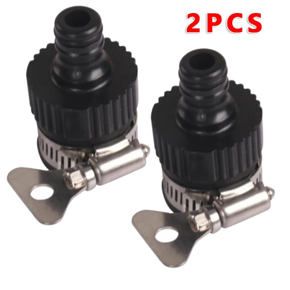 

2PC Universal Tap Connector Garden Irrigation Water Faucet Hose Pipe Connector Mixer Kitchen Bath Adapter Water Gun Quick Nipple