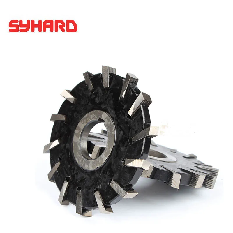 

2pcs/lot HSS Face And Side Milling Cutter Gear Shaping Slot Cutter Inserted Blade Milling Cutter Outer Diameter 100/110/125mm