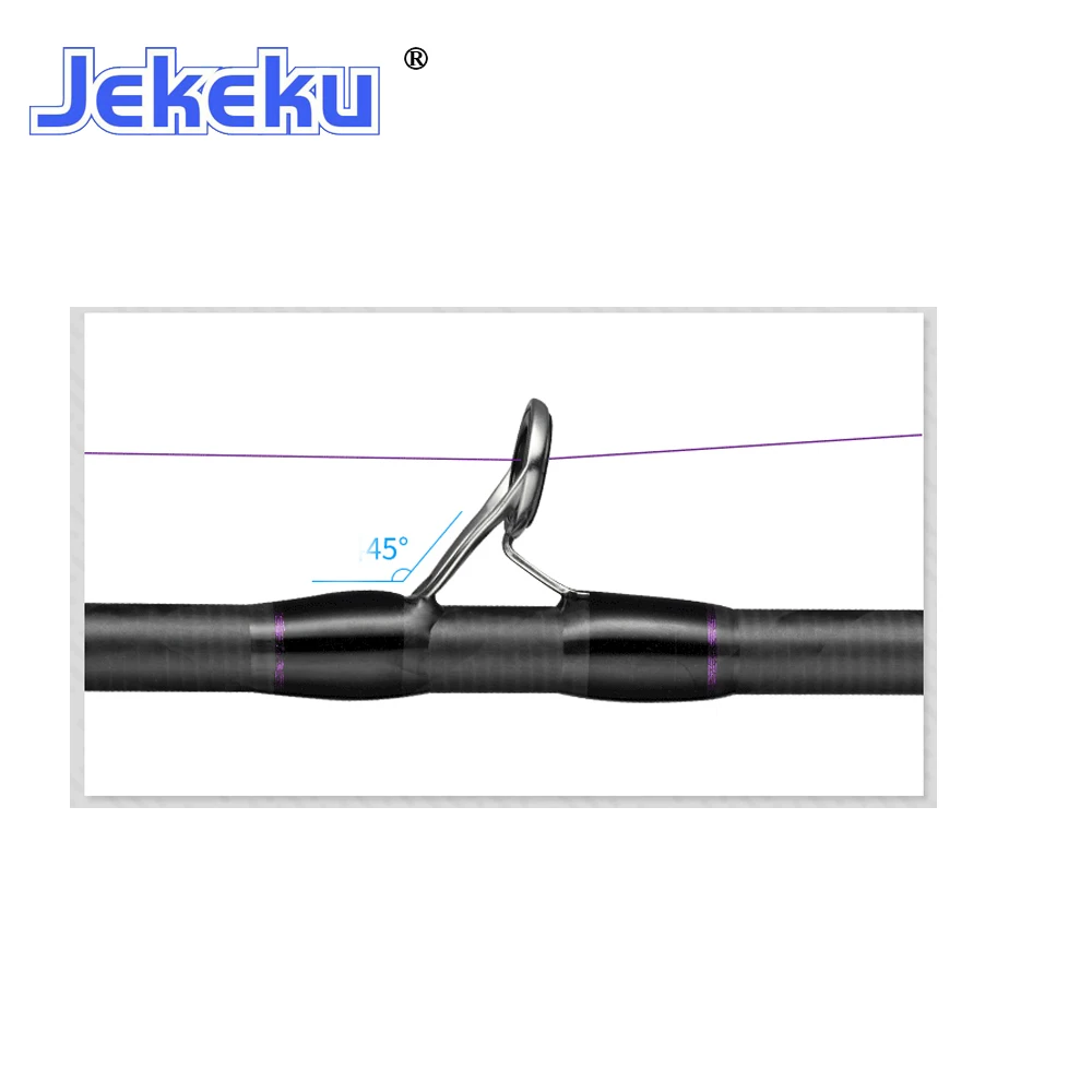 JEKEKU New 1.95m 2.1m 2.4m Spinning Lure Fishing Rod for Pike chub perch 2 Top Tips M/MH Carbon Fishing Pole Casting Fishing Rod