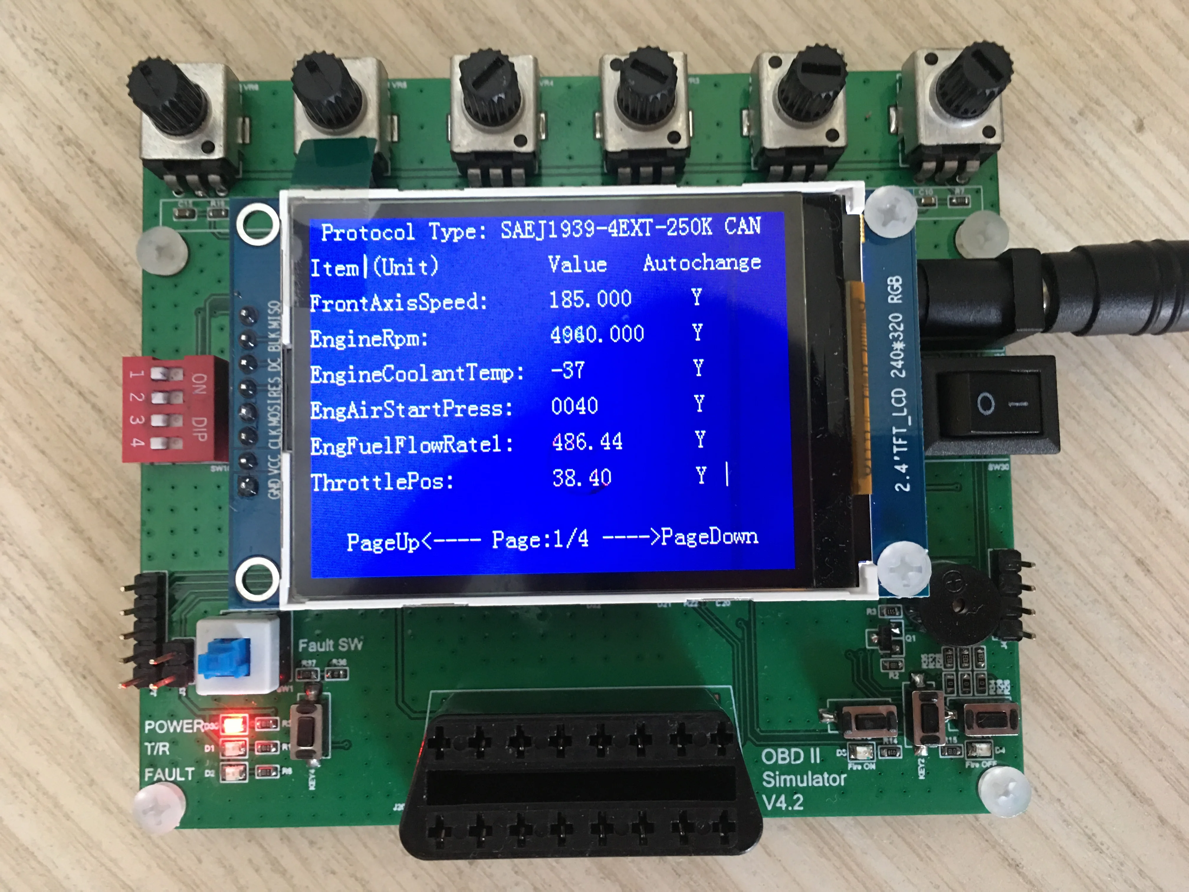 Imagem -05 - Bordo Obd2 Ecu Simulator a