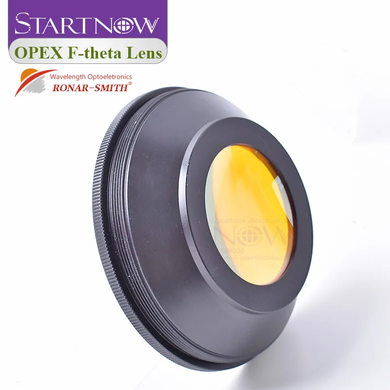 Imagem -05 - Lente do Foco do Campo do Laser para a Máquina de Marcação Comprimento de Onda Ótico Co2 Lente F-theta Rosca Znse M85 mm 140x140 175x175 10.6um