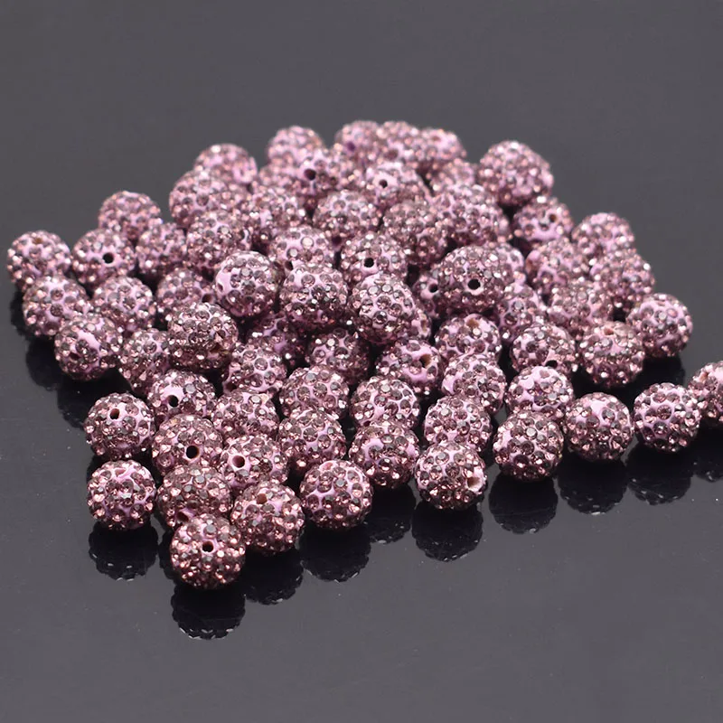 4 5 6 8 10 12mm Mixed Colors Rhinestone Crystal Ball Beads Spacer Beads For Jewelry Making Bracelet DIY Accessories image 3