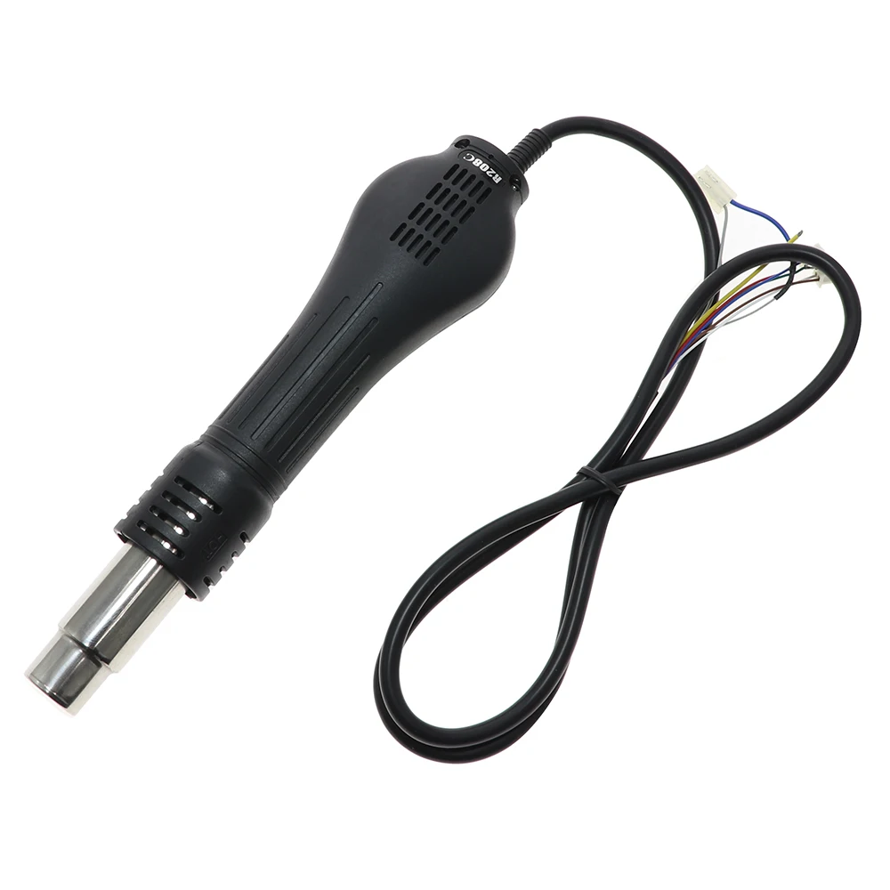 YIHUA Long Steel Cylinder Heat Gun Handle,wind Machine Heat Gun for 2008D  853D USB(1A) Soldering Station