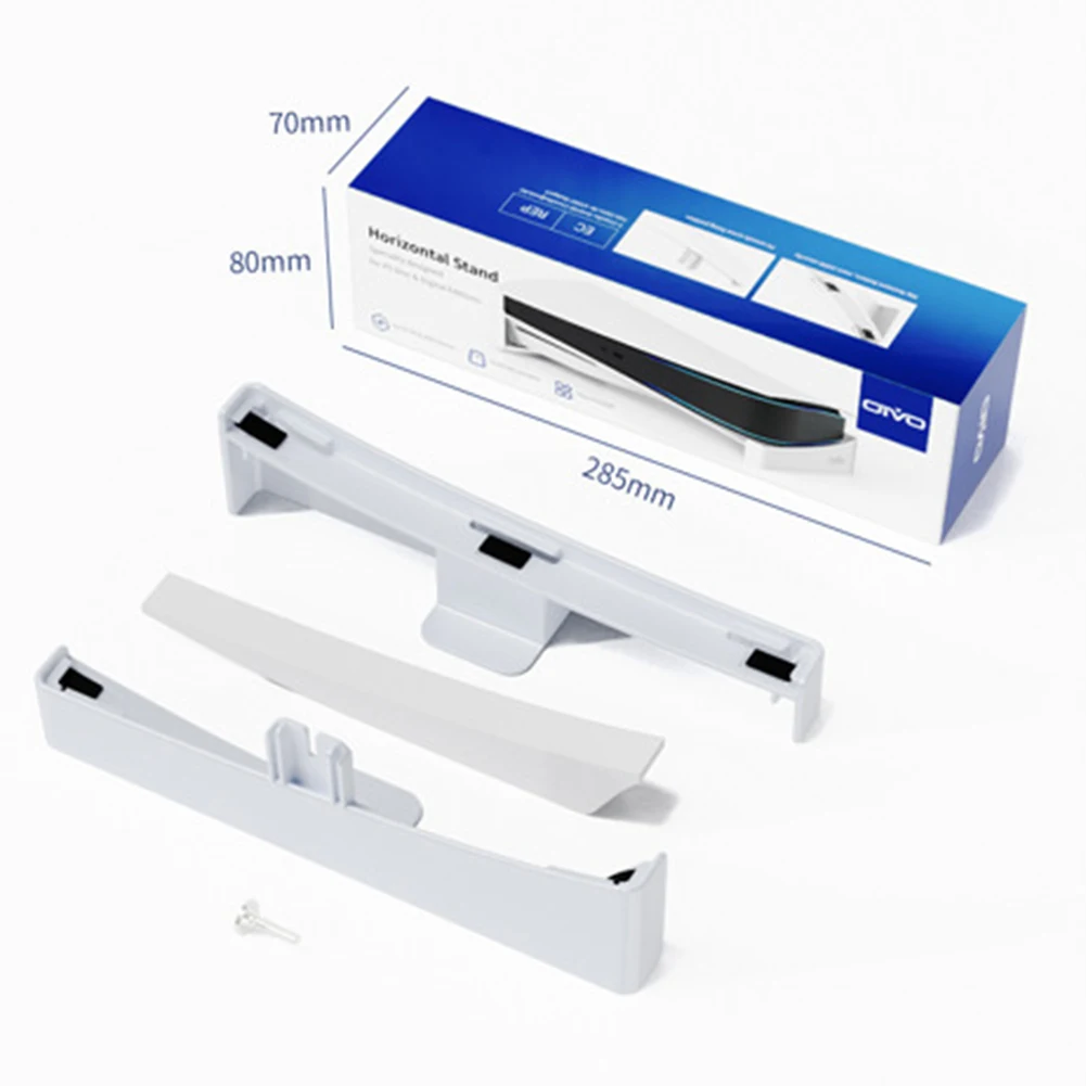 Подставка для игровых дисков, нескользящая подставка для игровой консоли PS5, технические/Цифровые версии, держатель с горизонтальным основ...