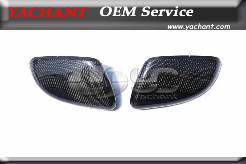 

Carbon Fiber Side Mirror Cover Caps Frame Replacement Fit For 2009-2012 Golf MK6 & GT