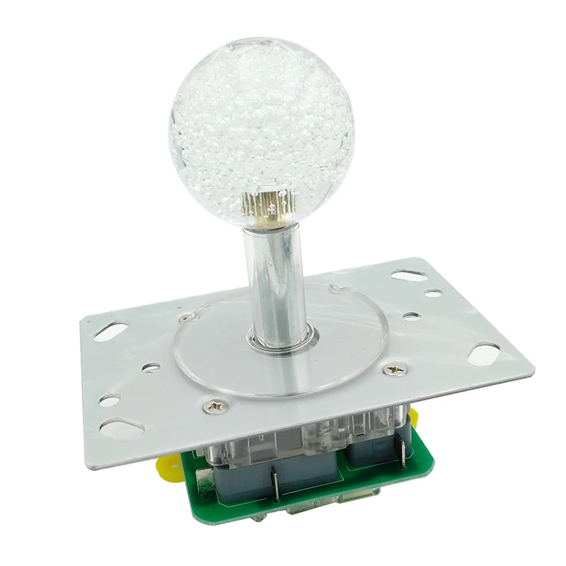 Arcade joystick sfera acrilica 4/8 vie illuminato illuminato Joystick gioco di pesca accessori di gioco arcade per macchina da gioco