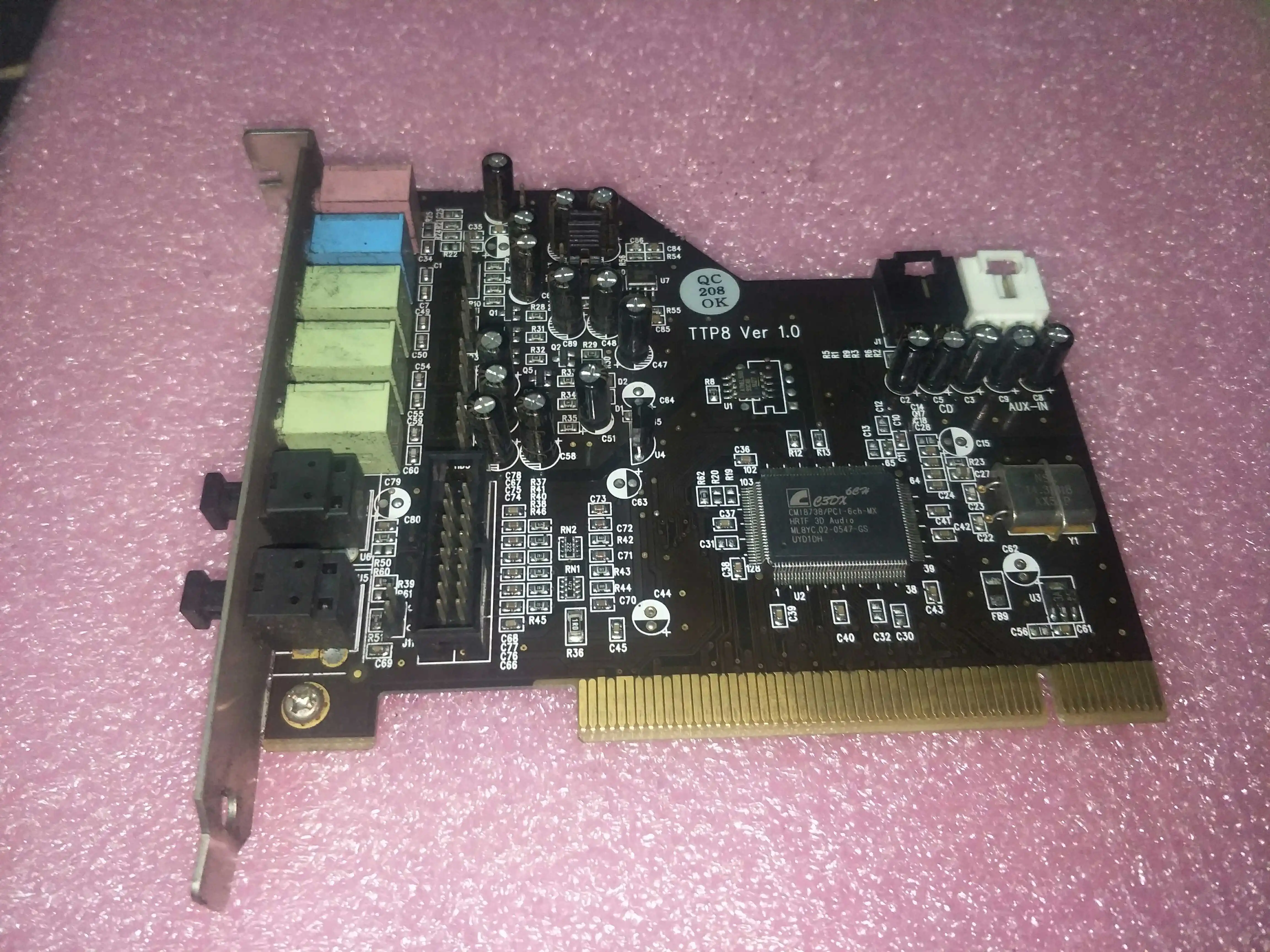 Original Germany tanoyou on 5.1 PCi 90% new TTP8 Ver 1.0 sound card