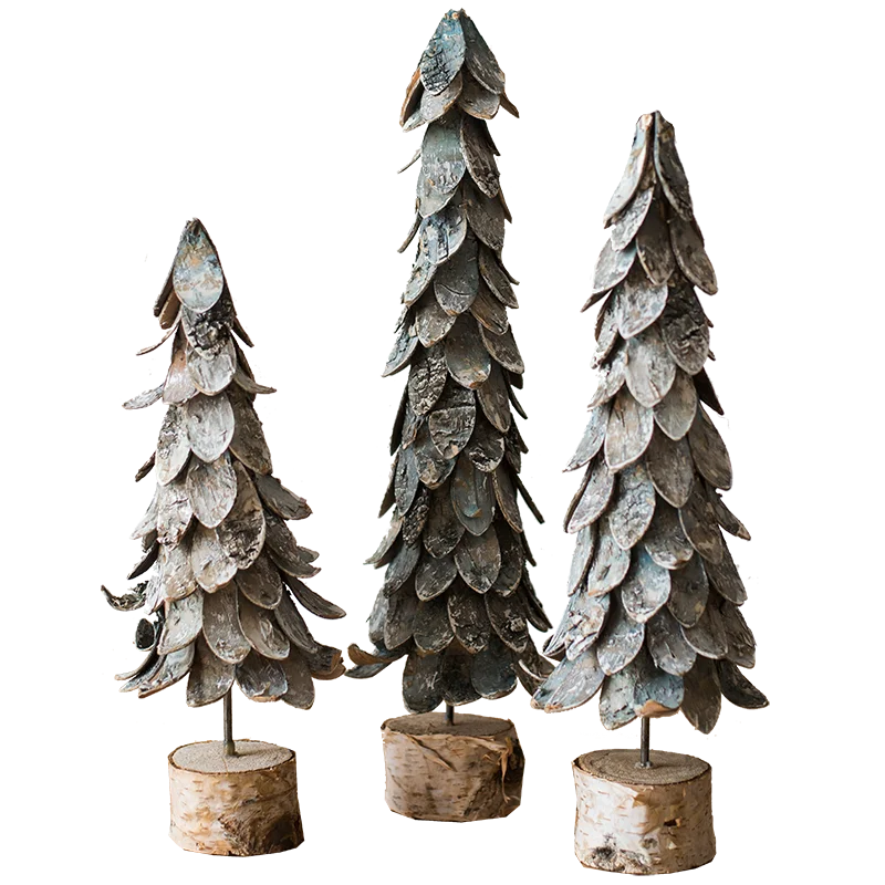 Christmas Tree Ornaments Mori Style Forest Style Window Cafe Decoration Display