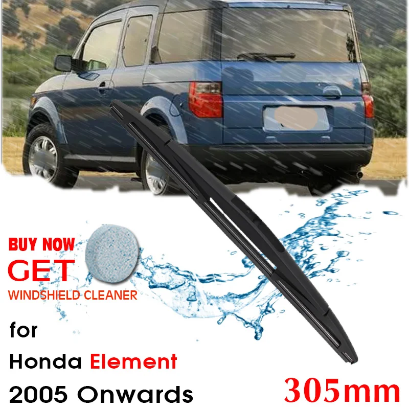 Car Wiper blade Rear Back Window Windscreen Windshield Wipers For Honda Element Hatchback 305mm 2005 Onwards Auto Accessories