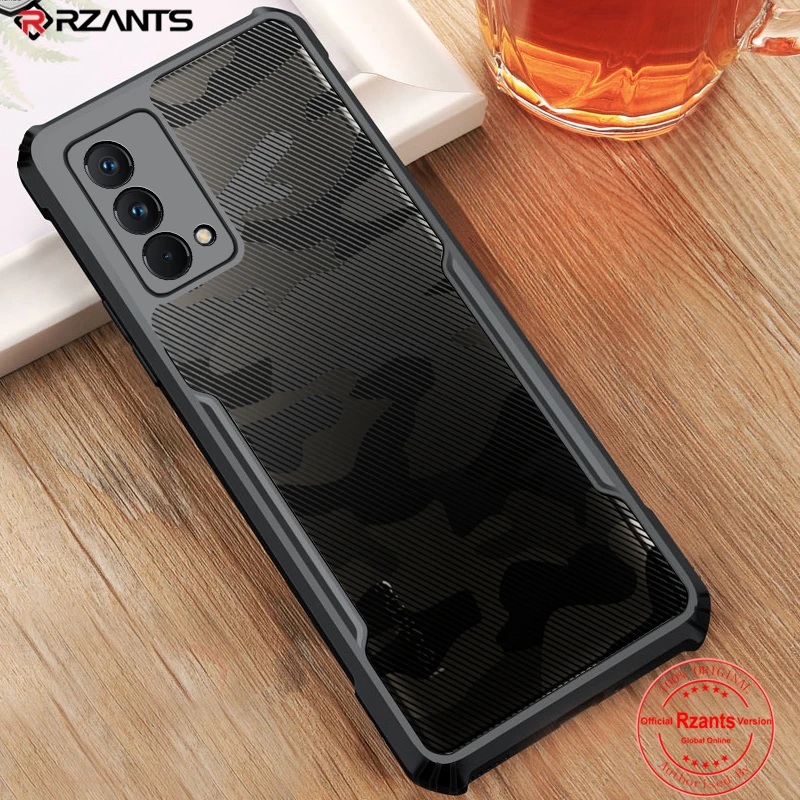 Rzants For OPPO Realme GT Mater Edition Case Hard [Camouflage] Shockproof Slim Camera Protection Cover