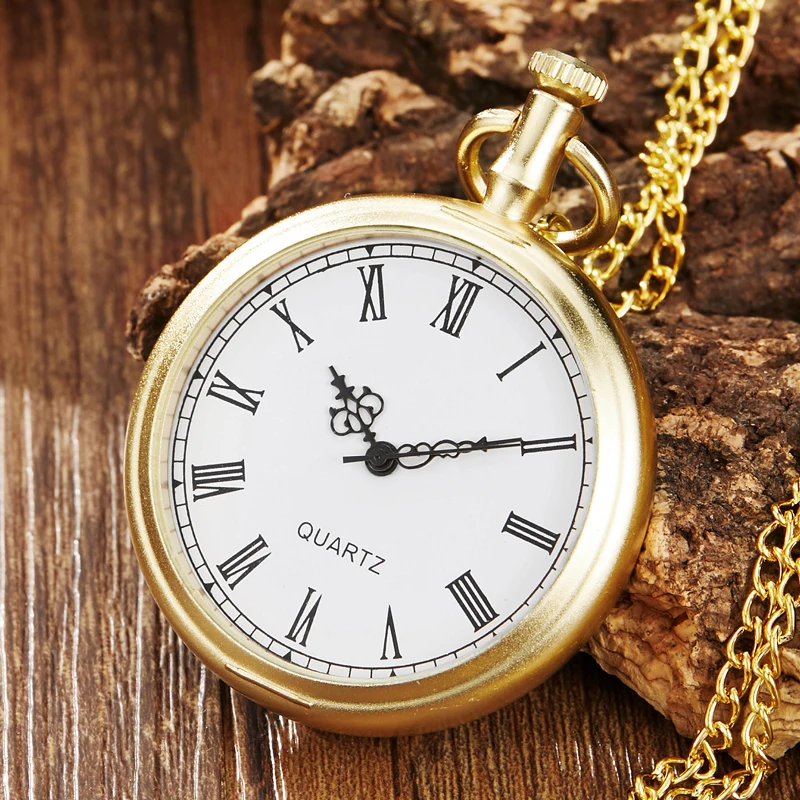 Pendent Quartz Pocket Watch Transparent Glass Face Dial Necklace Clock With Chain Fob Quartz Pocket Watches Ladies Men's Hours