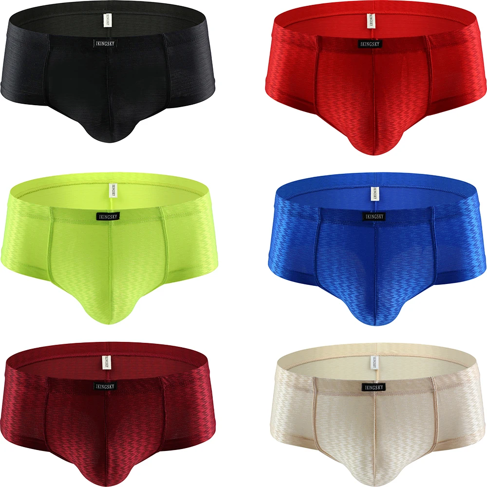 IKingsky-Boxer Brcorporelle pour Homme, Sous-Vêtement Sexy, Mini Joue, Sous-Culotte Brésilienne