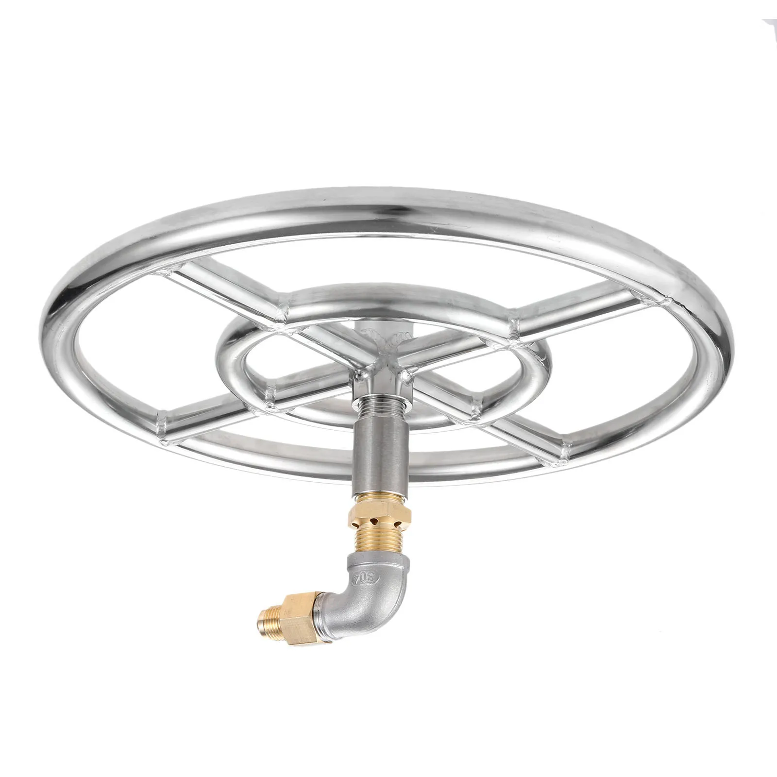 Regolatore Di Gas Propano Da 37Mb Con Manometro Include Tubo HP E Clip