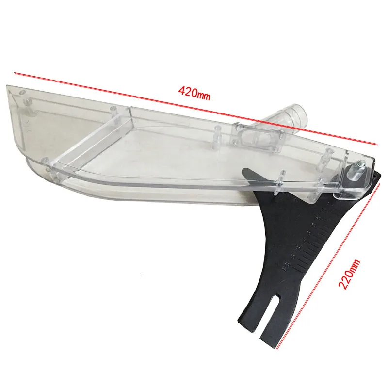 Funda protectora de Sierra de mesa de 10 pulgadas, cubierta protectora de plástico transparente a prueba de polvo, soporte universal a prueba de polvo