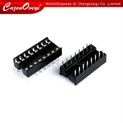 10pcs/lot IC socket base 16P circuit chip holder DIP16 pin socket 16P In Stock