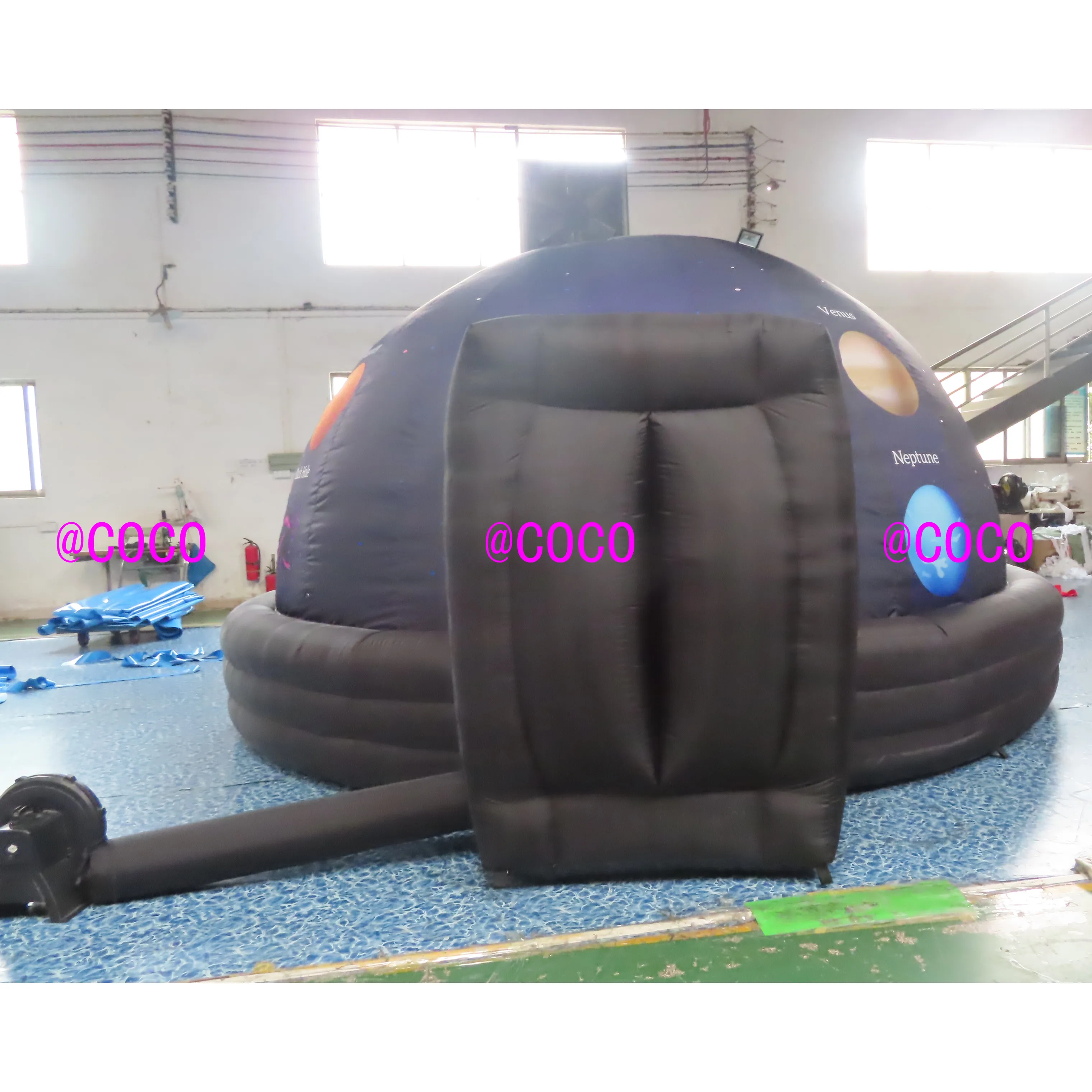 5m diameter Tent Type Portable Inflatable Planetarium projection Dome Tent with printing