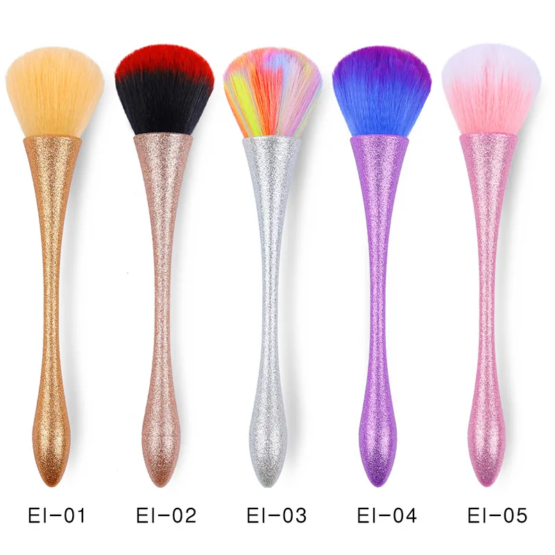 

1Pcs Face Makeup Brush Foundation Blush Brush Highlighter Bronze Blush Power Pink Facial Beauty Makeup Cosmetic Tools T1128