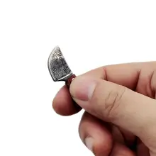 Mini Keychain Knife with Letter Pattern #4