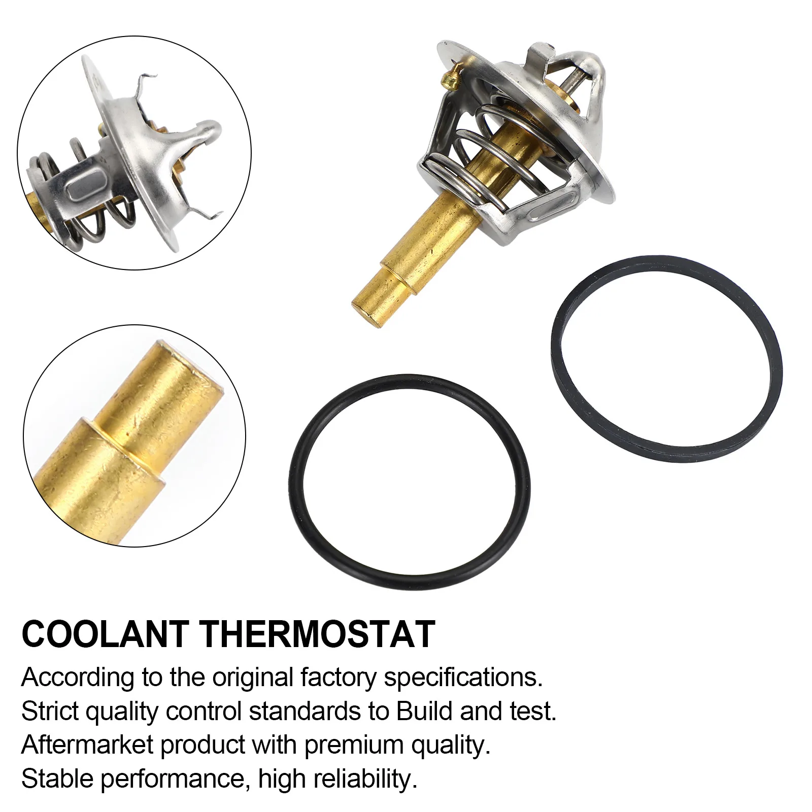 Artudatech Coolant Thermostat for Mercedes Benz C-Klasse W203 S203 180 200 230 2712000015 Car Auto Parts