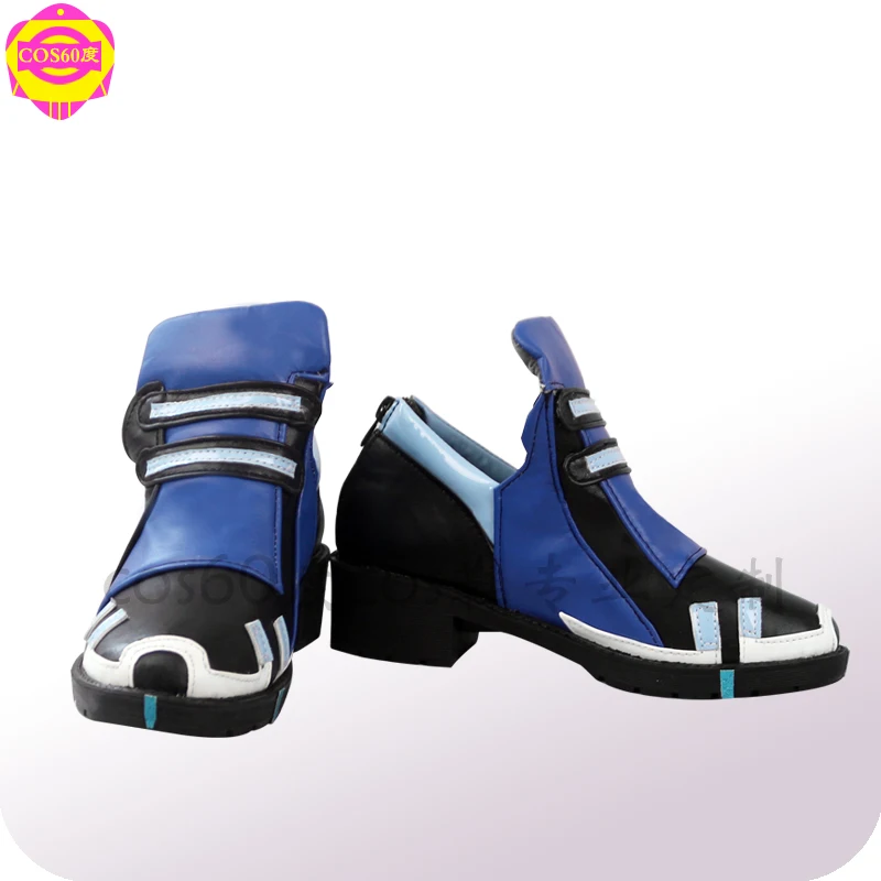 Anime Cosplay Arknights Blue Poison Shoe Short Boots Cosplay Lolita Shoe Custom Made A