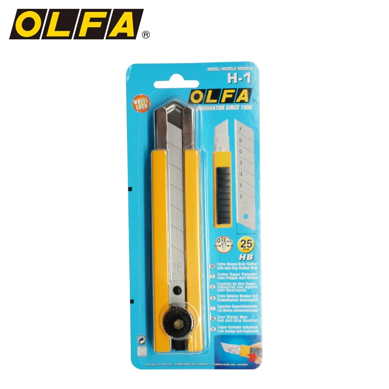 OLFA H-1 utility knife made in Japan HBB-5B OLFA blade 25mm super heavy steal blade HBB-5B of OLFA H-1