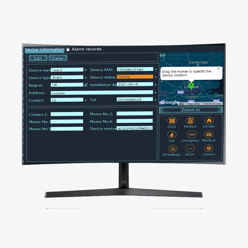 Alarm Management System Home Burglar Alarm Central System M-911