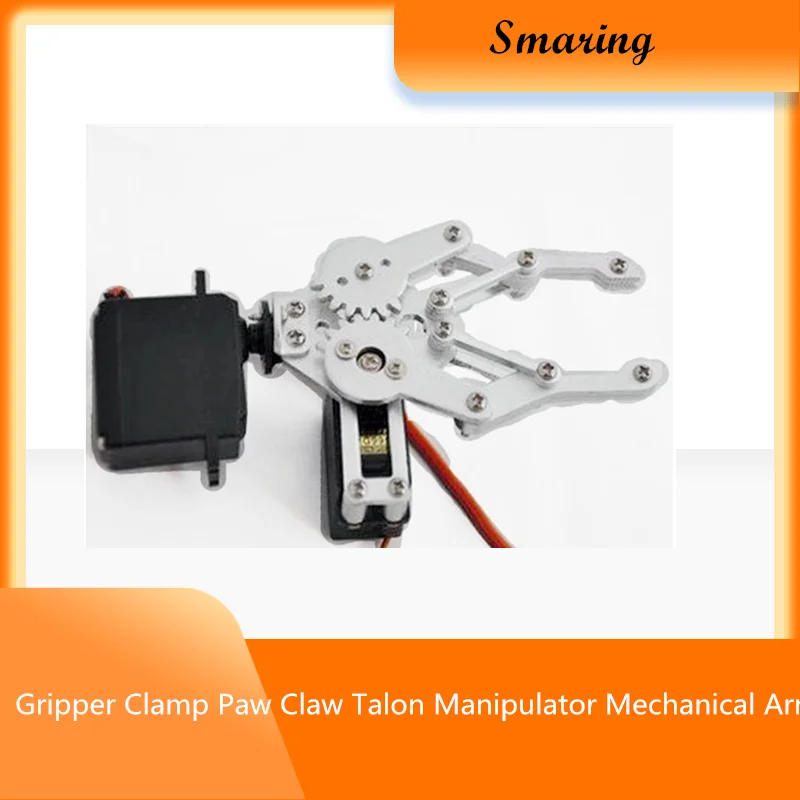 Gripper Clamp Paw Claw Talon Manipulator Mechanical Arm Supporting Mg996 Servo Robotic Part Accessory Smart Car Diy Toy