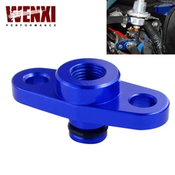 High Quality 1/8 NPT Fuel Rail Pressure Regulator Adapter Blue for NISSAN TOYOTA SUBARU