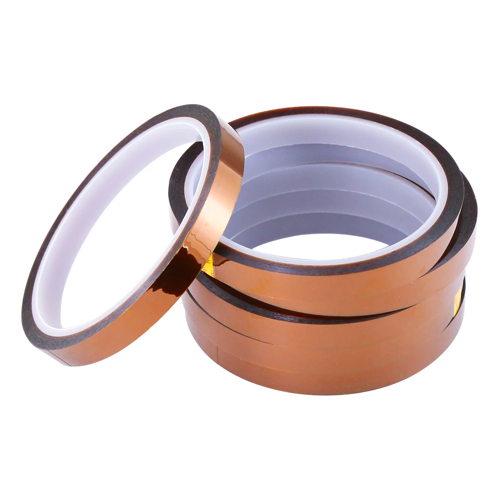 5mm-50mm 30M Heat Resistant Polyimide Tape High Temperature Adhesive Insulation Tape for BGA PCB SMT Electronic Industry