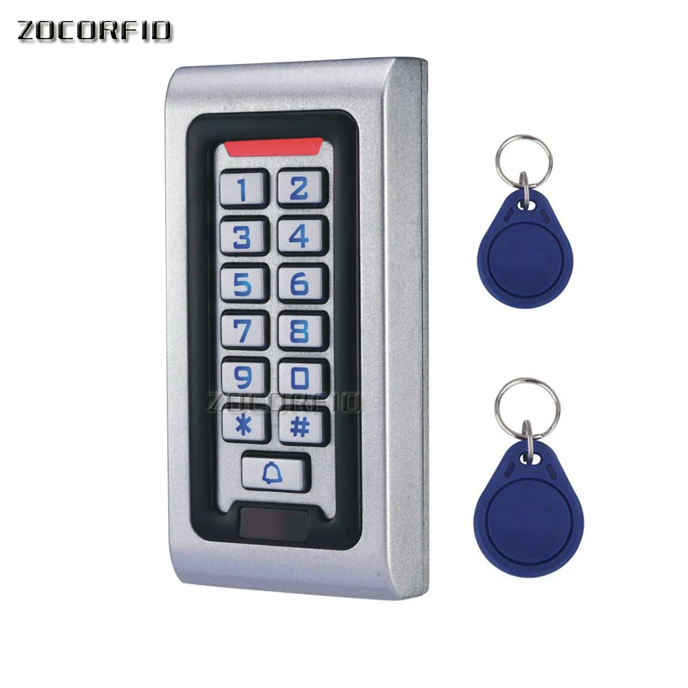 

RFID Reader Wiegand 26Bit Metal Wired access control Keypad/RFID Gate Opener