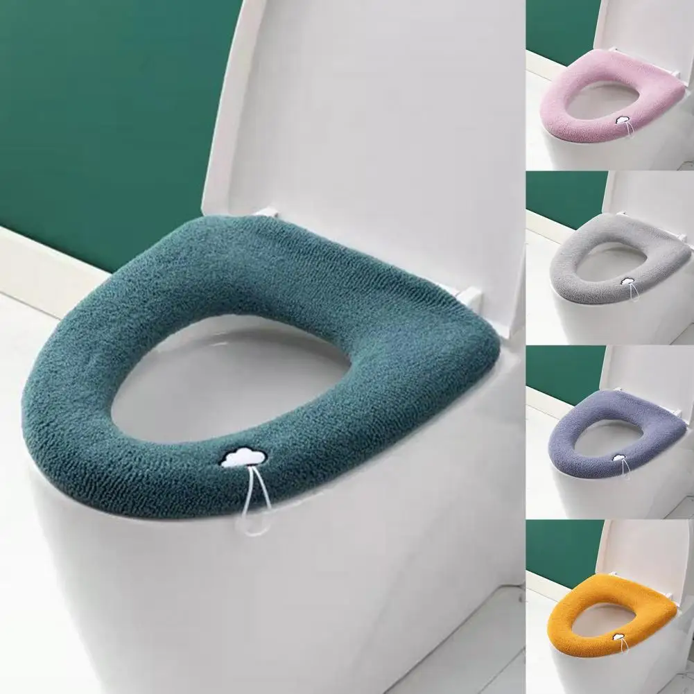 Fashion Toilet Cover  Reusable Portable Toilet Pad  Stain Resistant Washable Toilet Pad Cushion