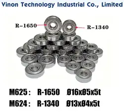 (5PCS/Set) EDM Parts Bearing 624 (R-1340 Ø13xØ4x5t) for Wire Cutting Machines