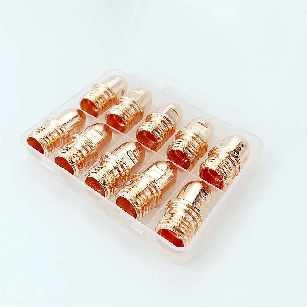 PD0101 Tip ( 1.1 1.4 1.7 1.9mm ) 10PCS & PR0101 Electrode 10PCS A101 A141 Trafimet Type Plasma Cutting Torch Consumables Parts