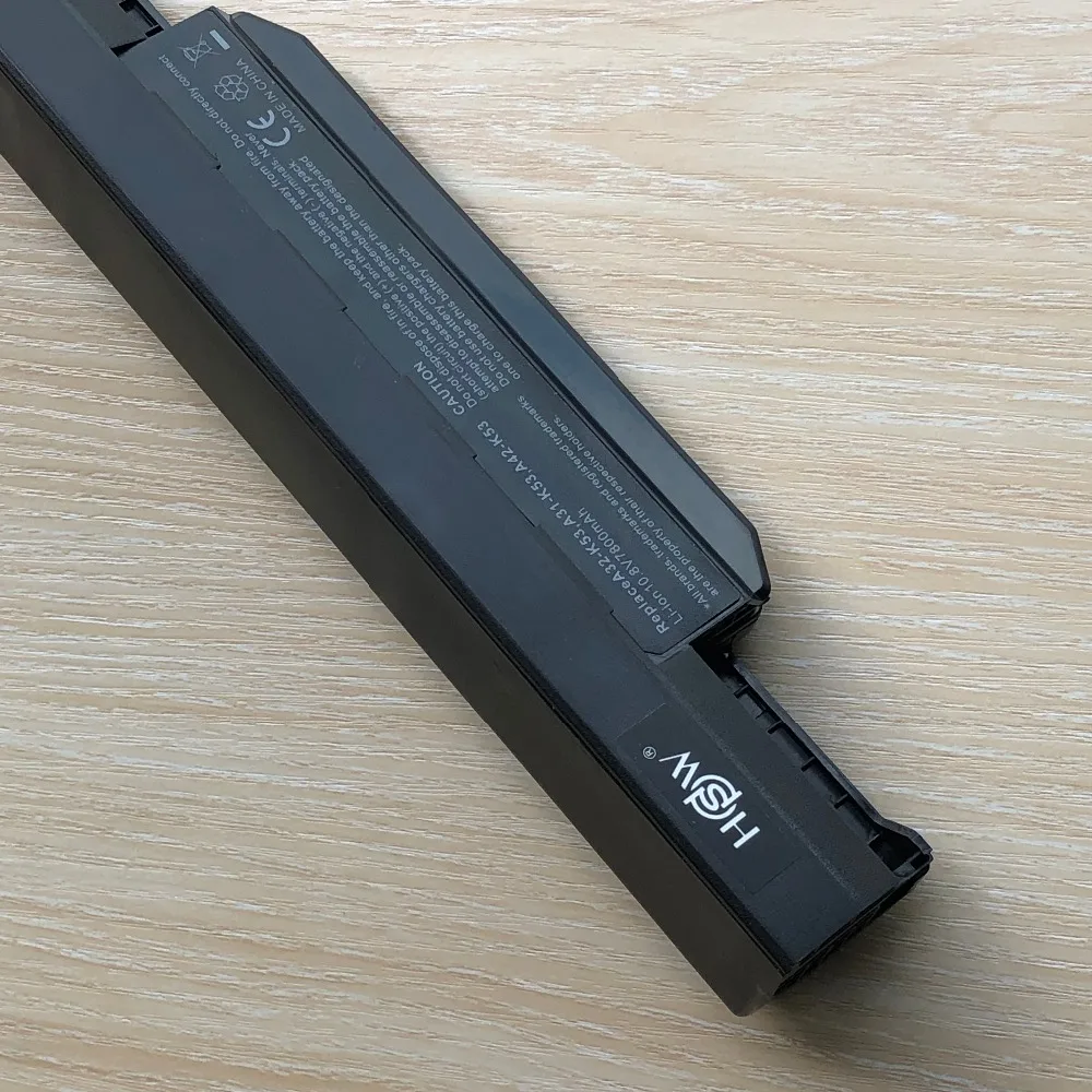 6600mAh  9 Cells Laptop Battery For Asus K53S K53 K53E K43E K53 K53T K43S X43E X43S X43E K43T K43U A53E A53S K53S Battery