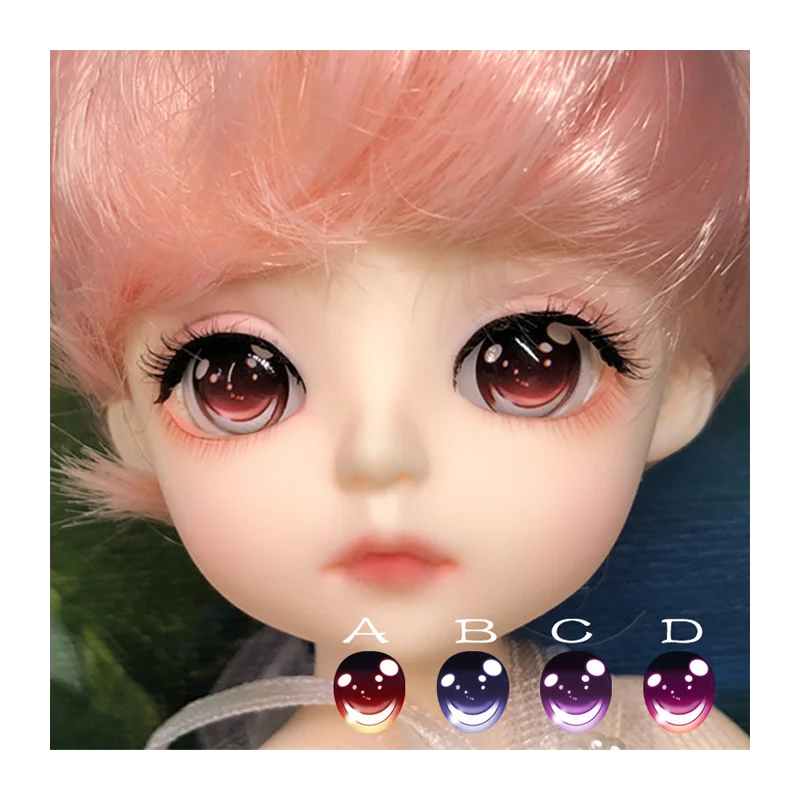 

BJD doll eyes 10mm-24mm eyes 4 colors doll cartoon eyes for 1/12 1/8 1/6 1/4 1/3 BJD DD SD doll accessories doll eyeballs