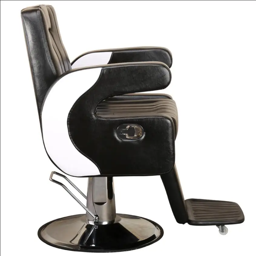 Barber shop chair can be put down the barber shop chair hair cutting seat barber shave chair hair salon special recliner