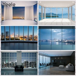 Yeele City Night View House Window Floor Safa Baby Portrait Photography Backdrop Photographic Background For Photo Studio