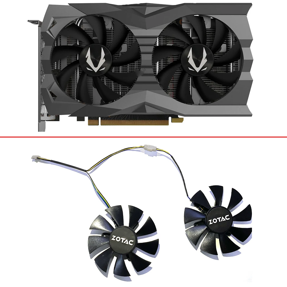 DIY 85MM GA92S2U GA92A2H 4PIN GTX 1660 1660Ti Wentylator graficzny GPU Zotac GeForce RTX 2060 2070 SUPER Mini Wentylatory chłodzące karty graficznej