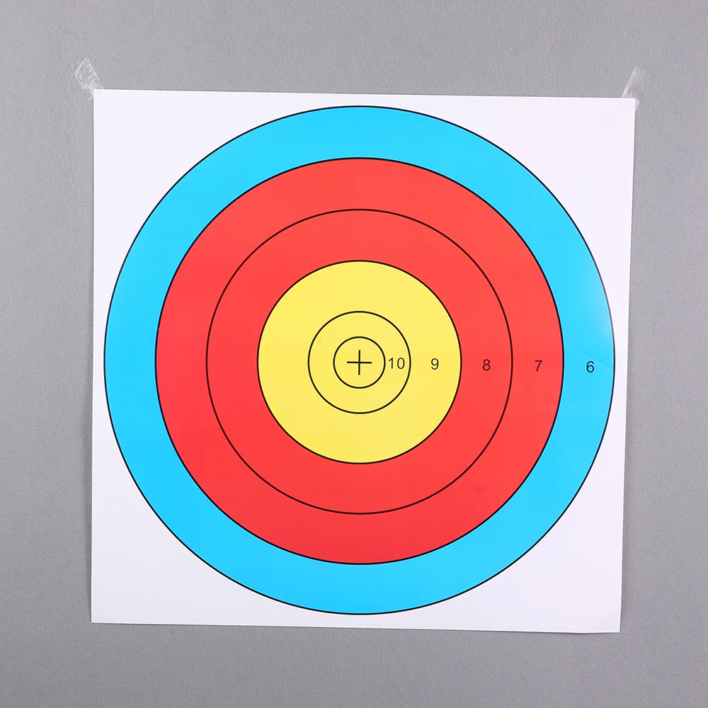 Bicaster 30pcs Target Face 40*40cm / 60*60cm Archery Target Paper + 4 Free Target Pins image 3