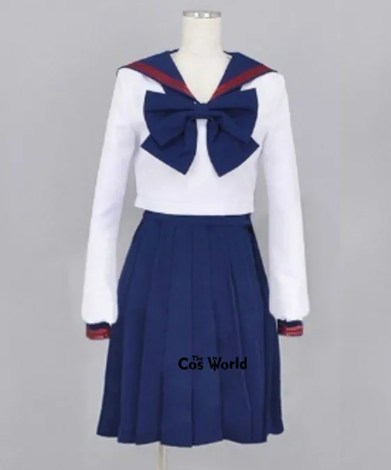 Moon Tsukino-uniforme escolar Usagi, traje de marinero, Tops, falda, traje de Anime, disfraces personalizados de Cosplay