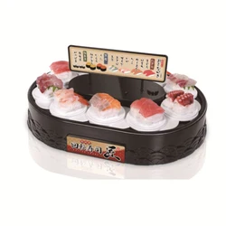 Conveyor Sushi Machine Automatic Rotary Sushi Machine Dessert Cake Display Dessert Stand Plates for Wedding Party Birthday