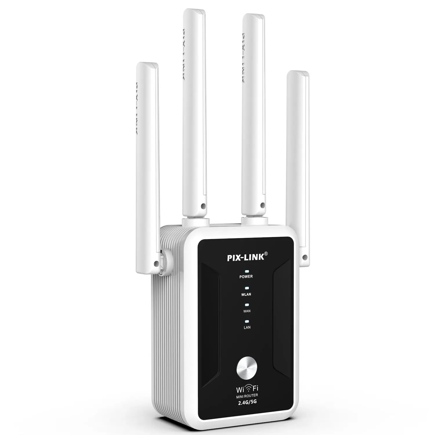 

PIXLINK 2.4G 5Ghz Wireless WiFi Repeater Wifi Booster 1200Mbps WiFi Amplifier 802.11AC 5G Wi-Fi Long Range Extender Access Point