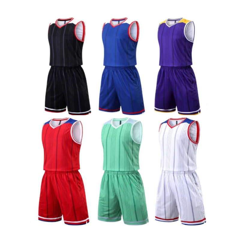 Clothing suits fashionable breathable loose all-match striped sports T-shirt five-point pants CUHK children Quality kids clothes